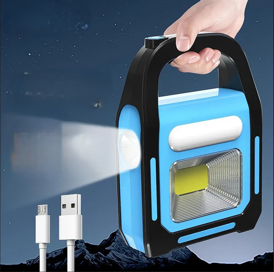 Ladattava USB-leirivalo Powerbankilla - SolarGlow-***Oplaadbare USB Campinglantaarn met Powerbank - SolarGlow-EmiyoSuomi