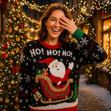 Roosmarie – Joulupaita – Pyöreä Kaulus – Laadukas Neule - EmiyoSuomi - Joulupuserot