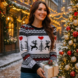 Roosmarie – Joulupaita – Pyöreä Kaulus – Laadukas Neule - EmiyoSuomi - Joulupuserot