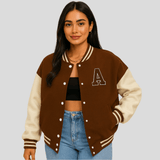 Rosa pilot jacket naisille – ajaton muotoilu - mukava istuvuus - EmiyoSuomi - Bomberjacket - Nainen