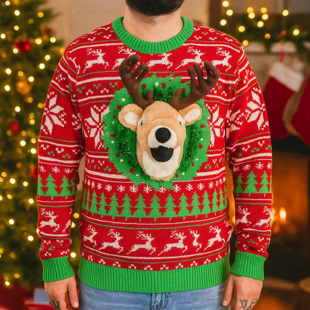 Ruma Joulupaita - Hauska - Värikäs - Talvinen - Lahjaidea - EmiyoSuomi - Joulupuserot