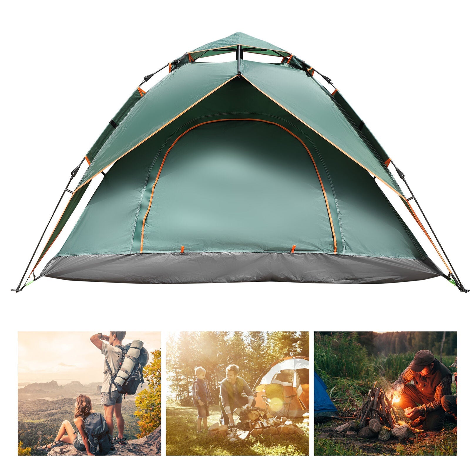 3 Sekunnin Pikapop-up Teltta - Seikkailuun & Matkailuun-Camping-EmiyoSuomi