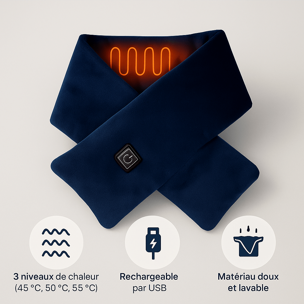 Sähkölämmitteinen Huivi Talveksi 3 Lämpötilaa - EmiyoSuomi - Huivit