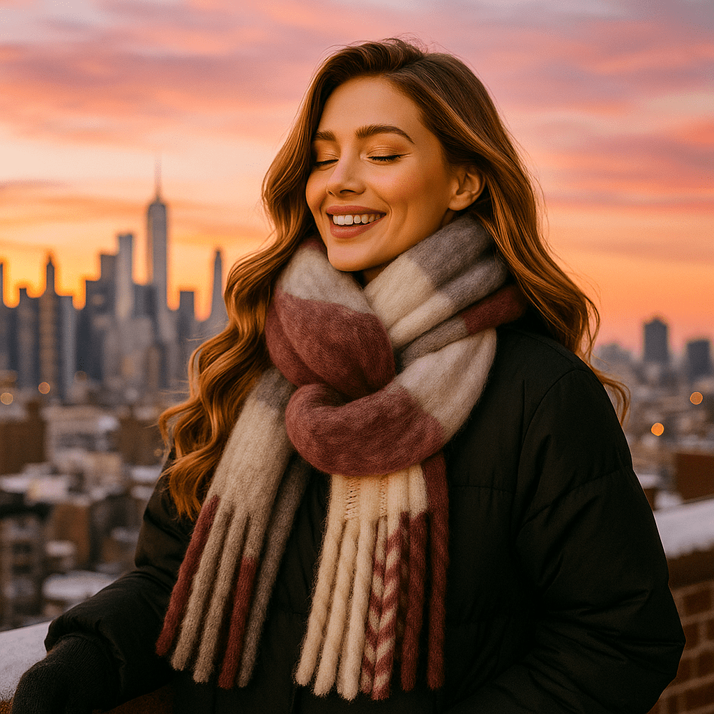 Scarvello – Paksu ja Värikäs Villahuivi - EmiyoSuomi - Huivit