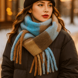 Scarvello – Paksu ja Värikäs Villahuivi - EmiyoSuomi - Huivit