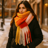 Scarvello – Paksu ja Värikäs Villahuivi - EmiyoSuomi - Huivit