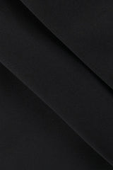 Naisten Corset Top | Avoin Selkä, Slim Fit | Musta