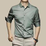 Silkkipaita miehille - Eleganssia ja mukavuutta - EmiyoSuomi - Miesten T - paidat