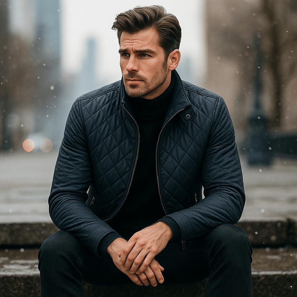 Skandinaavinen Takki - Tyylikäs, Lämmin & Kestävä Premium Materiaaleista - EmiyoSuomi - Takit - Miehet