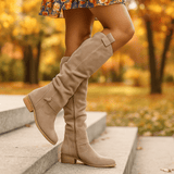 Sofie - Ensiluokkaiset Nahkasaappaat - Mukavuus - Tyyli - Kestävyys - EmiyoSuomi - Saappaat Nainen