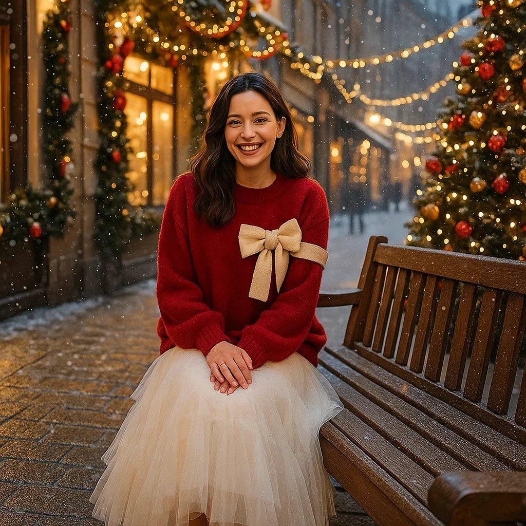 Stacy – Joulun Paksu Neule – Lämmin – Tyylikäs – Laadukas - EmiyoSuomi - Joulupuserot