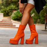 Stilla Alustakengät - Mukava Korkeus - Tyylikäs Suunnittelu - EmiyoSuomi - Saappaat Nainen