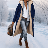 Stilla Käännettävä Pitkä Pufferitakki - Lämmin Hupparitakki - Tyylikäs & Toiminnallinen - EmiyoSuomi - Takki Nainen