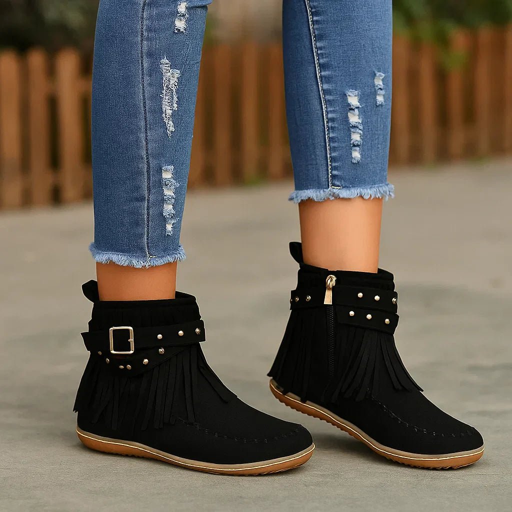 Stilla Saappaat Indi Klassinen - Mukava - Ajaton Tyyli - Kestävä - EmiyoSuomi - Saappaat Nainen