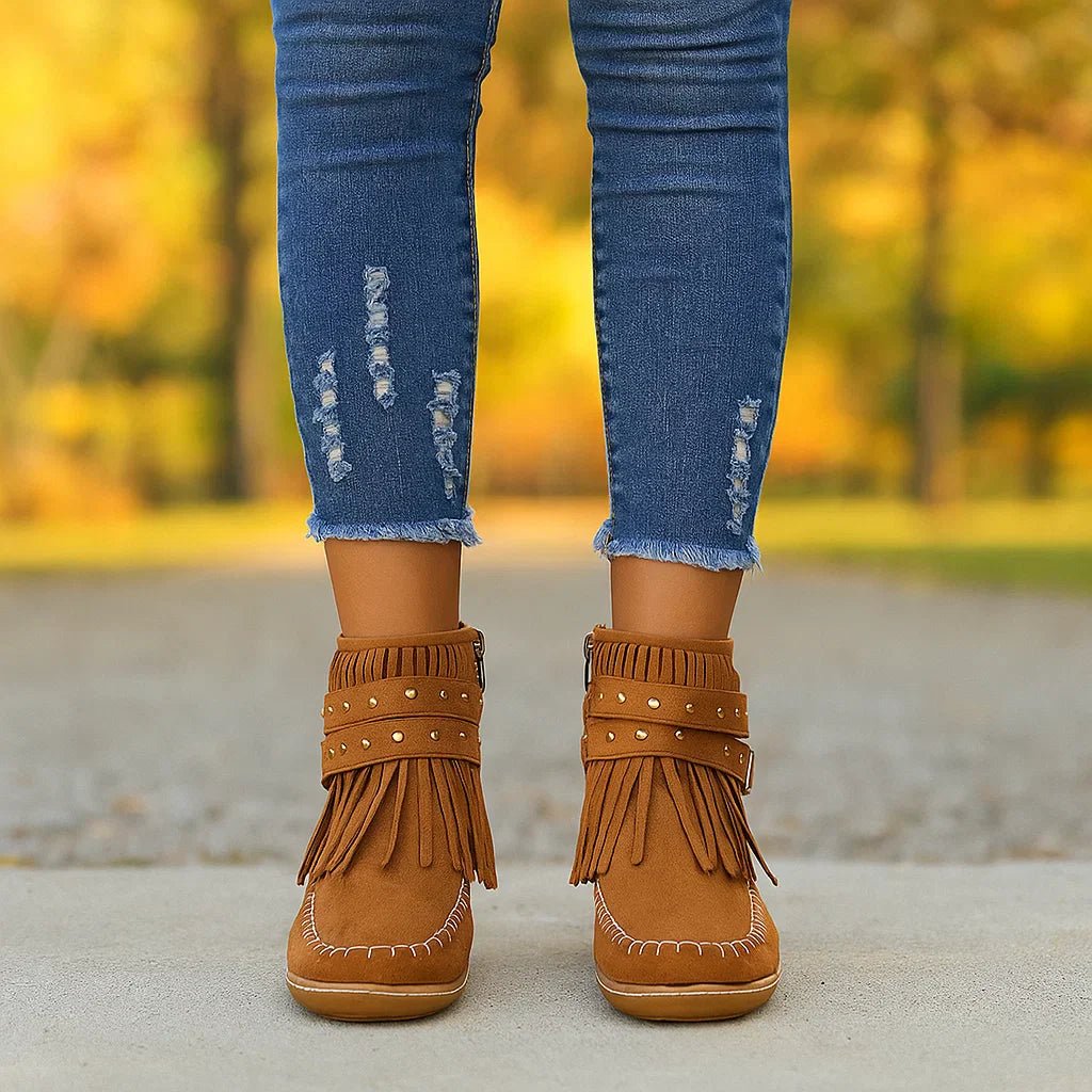 Stilla Saappaat Indi Klassinen - Mukava - Ajaton Tyyli - Kestävä - EmiyoSuomi - Saappaat Nainen