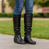 Stilla Saappaat Naisille - Matala Korko - Mukavuus & Tyyli - EmiyoSuomi - Saappaat Nainen