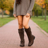 Stilla Tasaiset Saappaat - Solki & Nauhat - Mukavuus & Tyylit - EmiyoSuomi - Saappaat Nainen