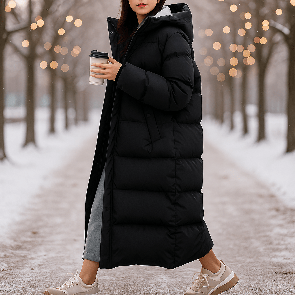 Stilla - Veden - ja tuulenpitävä pitkä takki - Mukavuus ja suoja - EmiyoSuomi - Takki Nainen