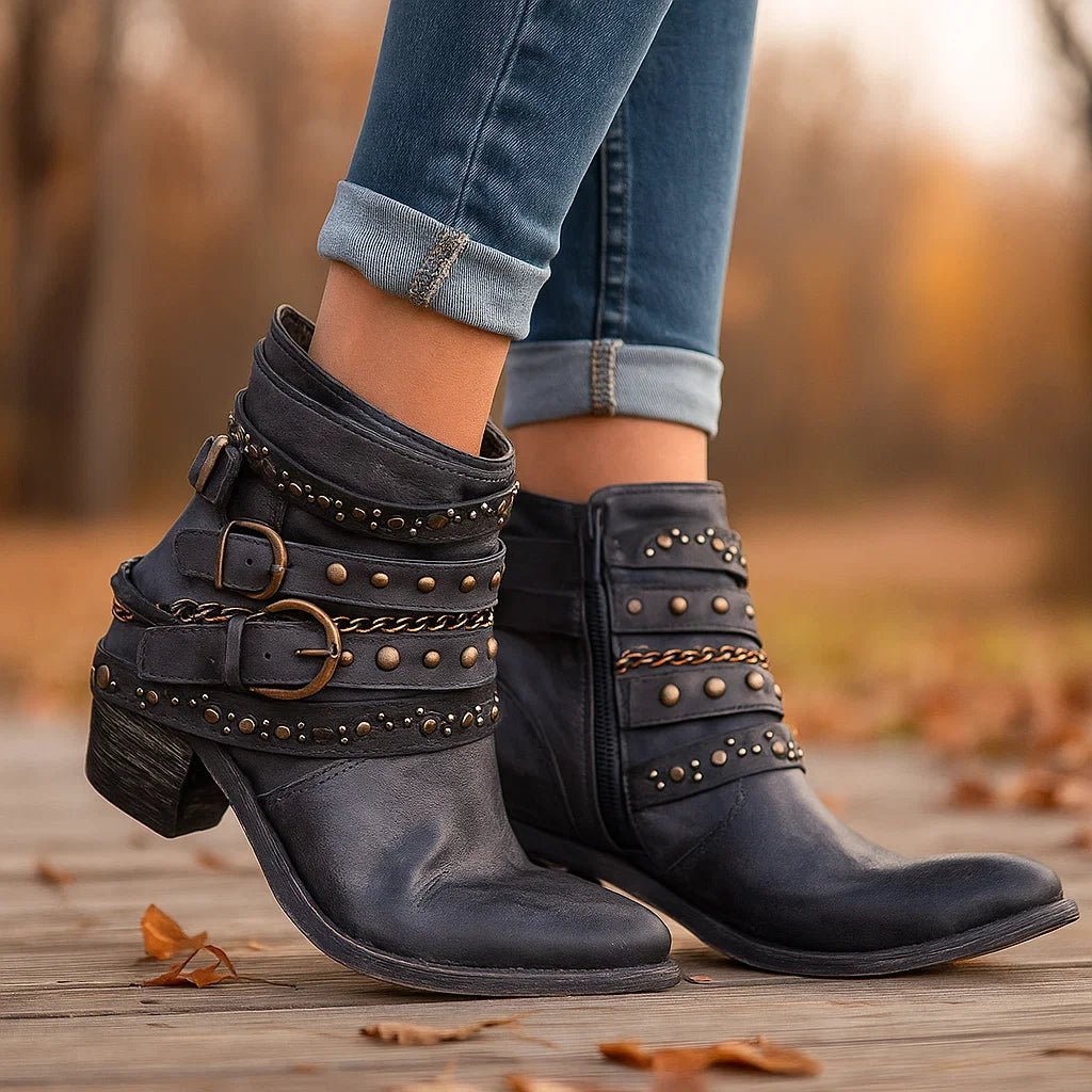 Stilla - Vintage Saappaat - Ajaton Tyylikkyys ja Mukavuus - EmiyoSuomi - Saappaat Nainen