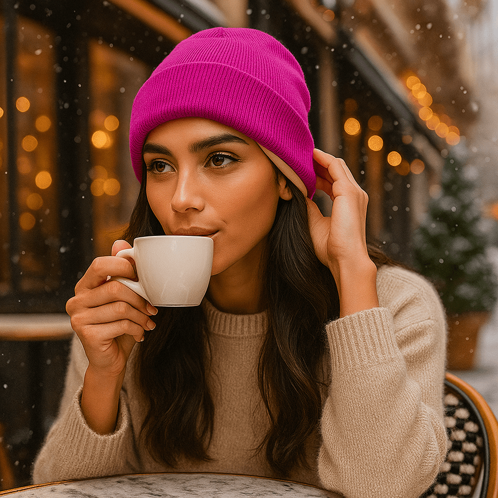 Talvilakki Noor satiinivuorella – Hiusten anti - frizz - EmiyoSuomi - Lämpimät pipot