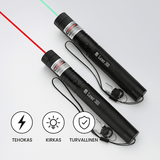 Tehokas Vihreä Laserosoitin PrecisionBeam - EmiyoSuomi - Leirintäalue