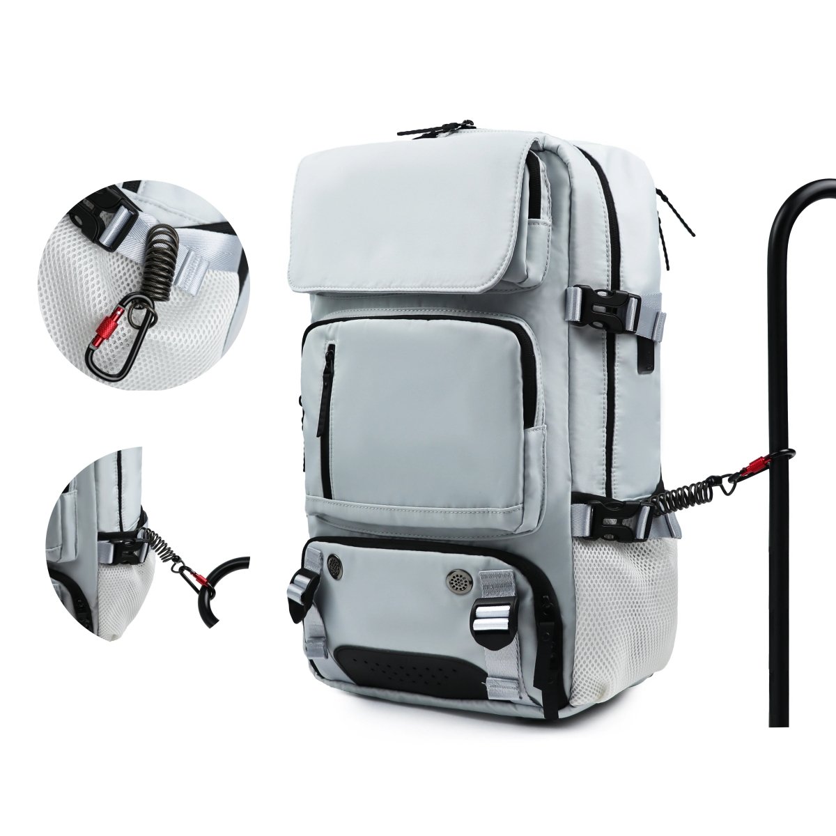BowLift | TRAVELMAX Pack – Vedenpitävä matkalaukku USB-portilla, kenkäosastolla ja anti-theft-taskulla