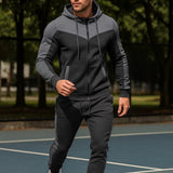 Trendikäs Mies Dres ProMotion - Urheilullinen Setti - Huppari Housut - EmiyoSuomi - Verkkapuku