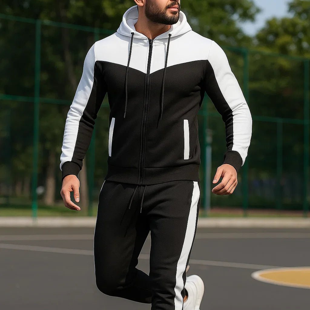 Trendikäs Mies Dres ProMotion - Urheilullinen Setti - Huppari Housut - EmiyoSuomi - Verkkapuku