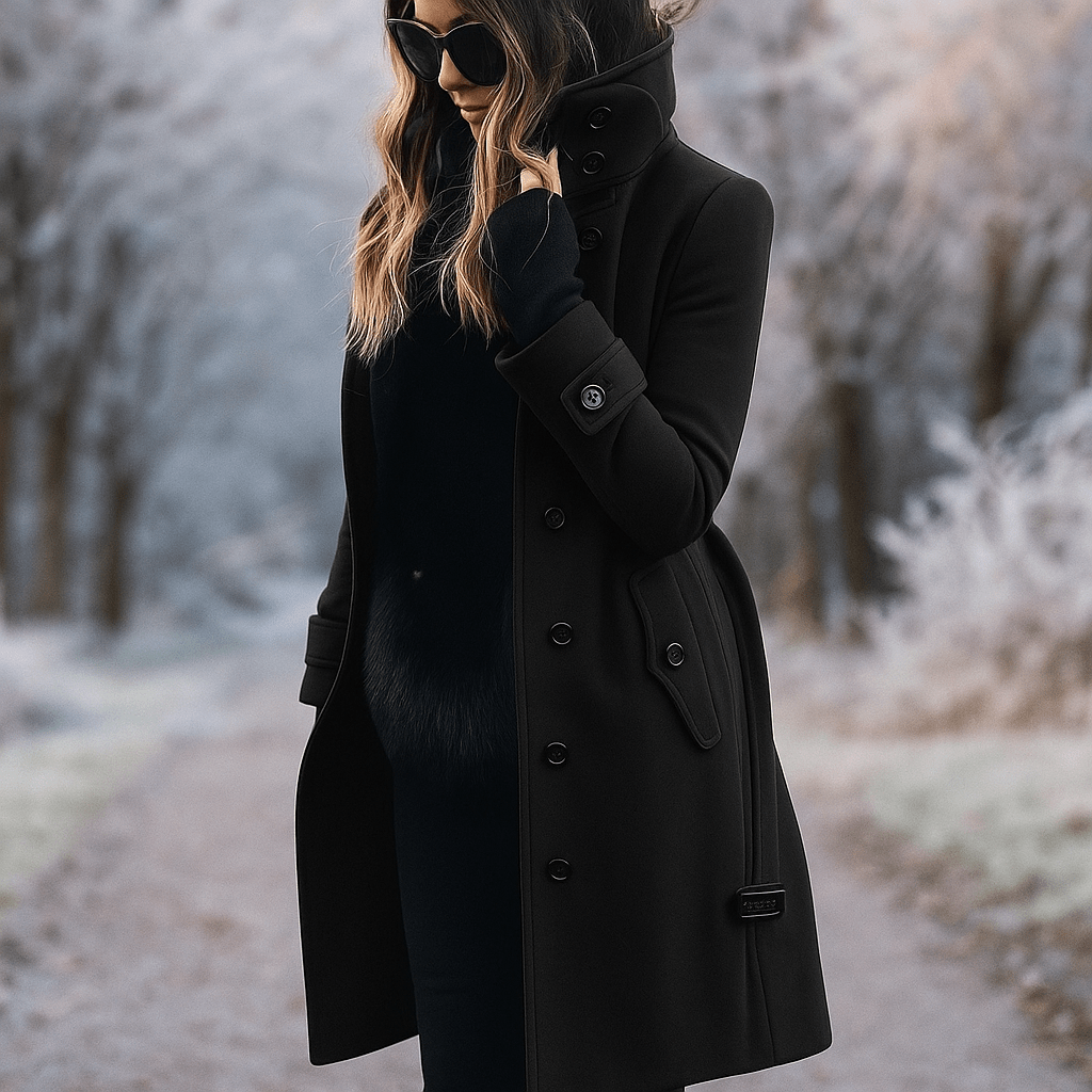 Tyylikäs ja lämmin naisten trenchcoat - Mukavuus ja eleganssi - EmiyoSuomi - Takki Nainen