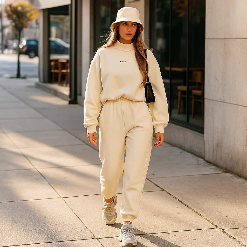 Tyylikäs Naisten Verryttelypuku Jade - Setti Huppari - Housut - Urheilu - EmiyoSuomi - Verkkapuku