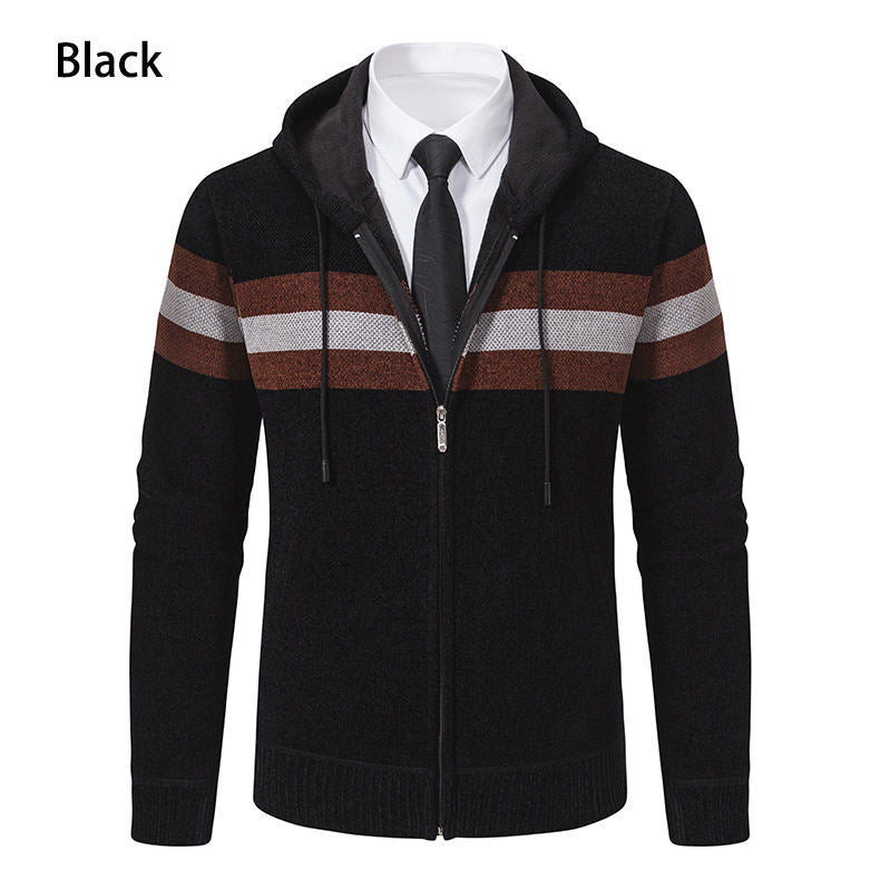 Tyylikkäät neulevetoketjuhupparit miehille - Mukavuus - Laatu - Tyyli - EmiyoSuomi - Villapaita Miehet