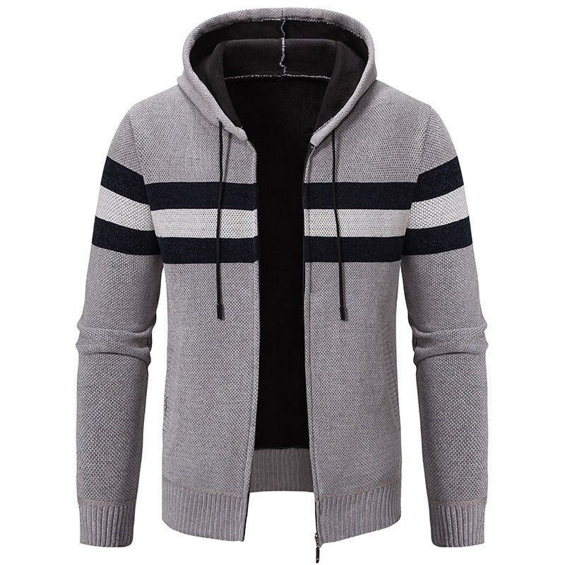 Tyylikkäät neulevetoketjuhupparit miehille - Mukavuus - Laatu - Tyyli - EmiyoSuomi - Villapaita Miehet