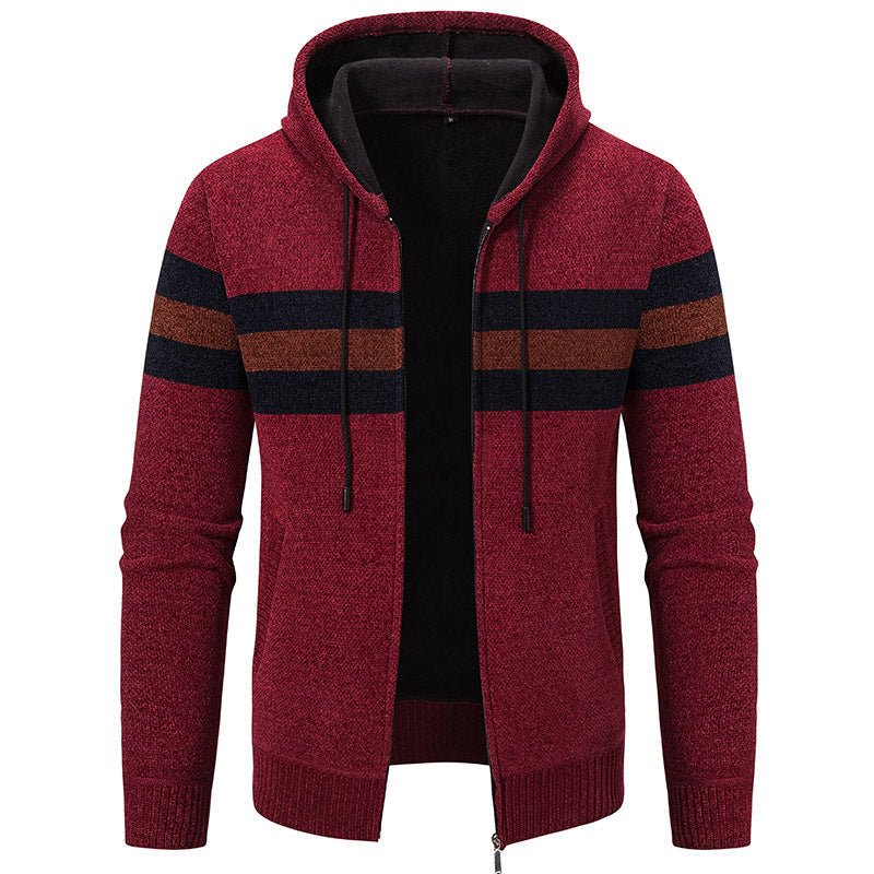 Tyylikkäät neulevetoketjuhupparit miehille - Mukavuus - Laatu - Tyyli - EmiyoSuomi - Villapaita Miehet