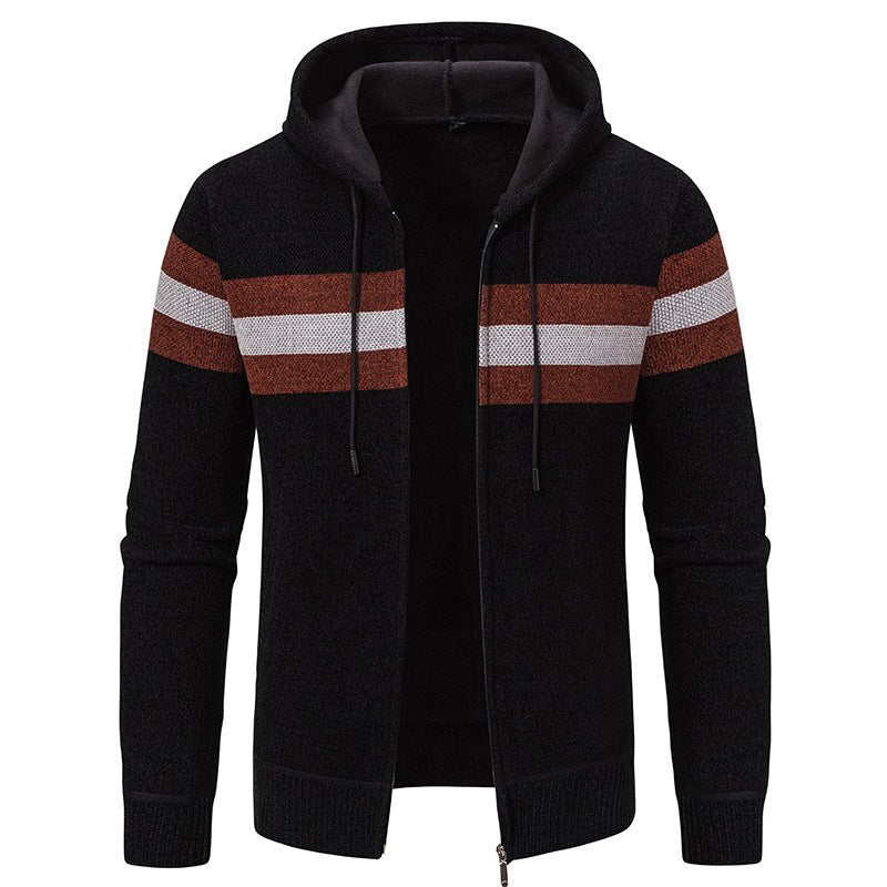 Tyylikkäät neulevetoketjuhupparit miehille - Mukavuus - Laatu - Tyyli - EmiyoSuomi - Villapaita Miehet