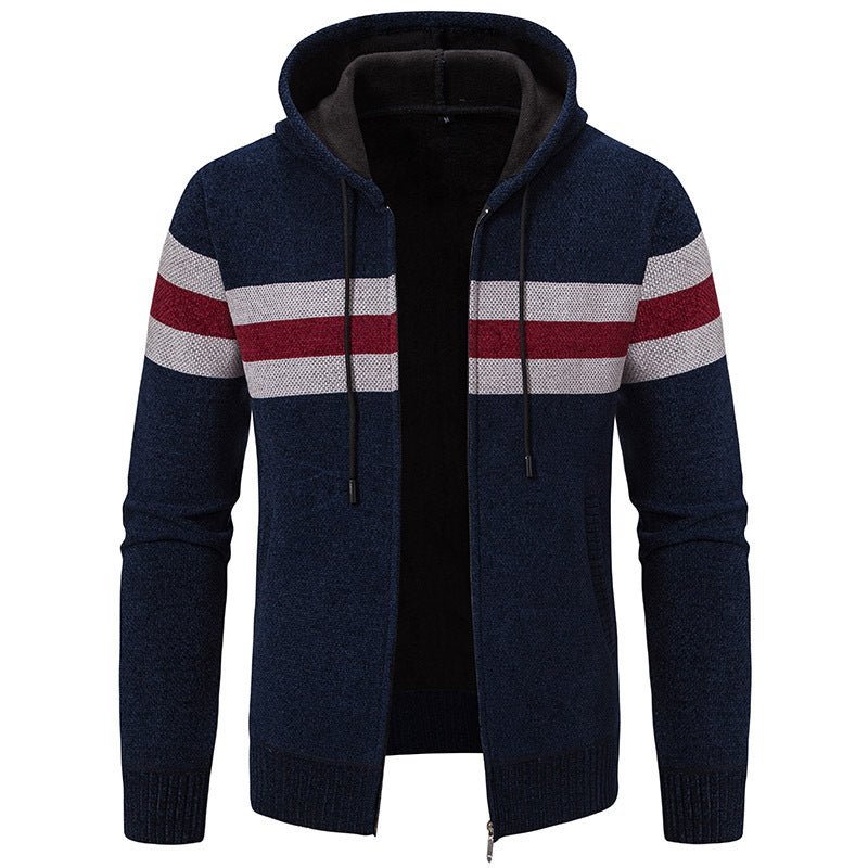 Tyylikkäät neulevetoketjuhupparit miehille - Mukavuus - Laatu - Tyyli - EmiyoSuomi - Villapaita Miehet