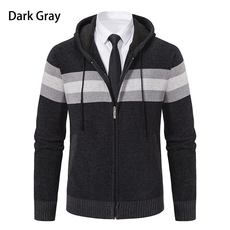 Tyylikkäät neulevetoketjuhupparit miehille - Mukavuus - Laatu - Tyyli - EmiyoSuomi - Villapaita Miehet