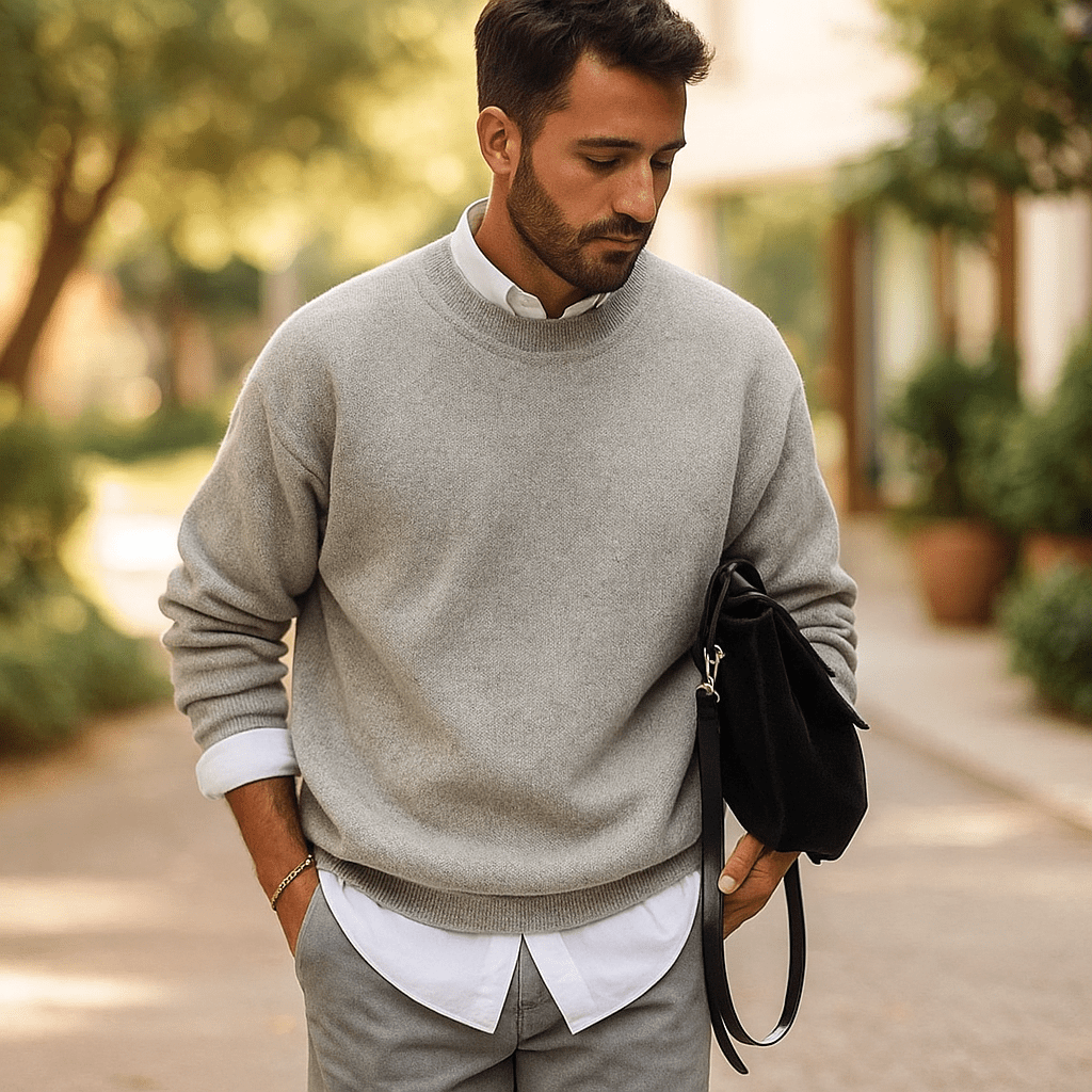 Unelmaneule - Uniikki Mukavuus - Pehmeä Laatu - Tyylikäs Design - EmiyoSuomi - Villapaita Miehet