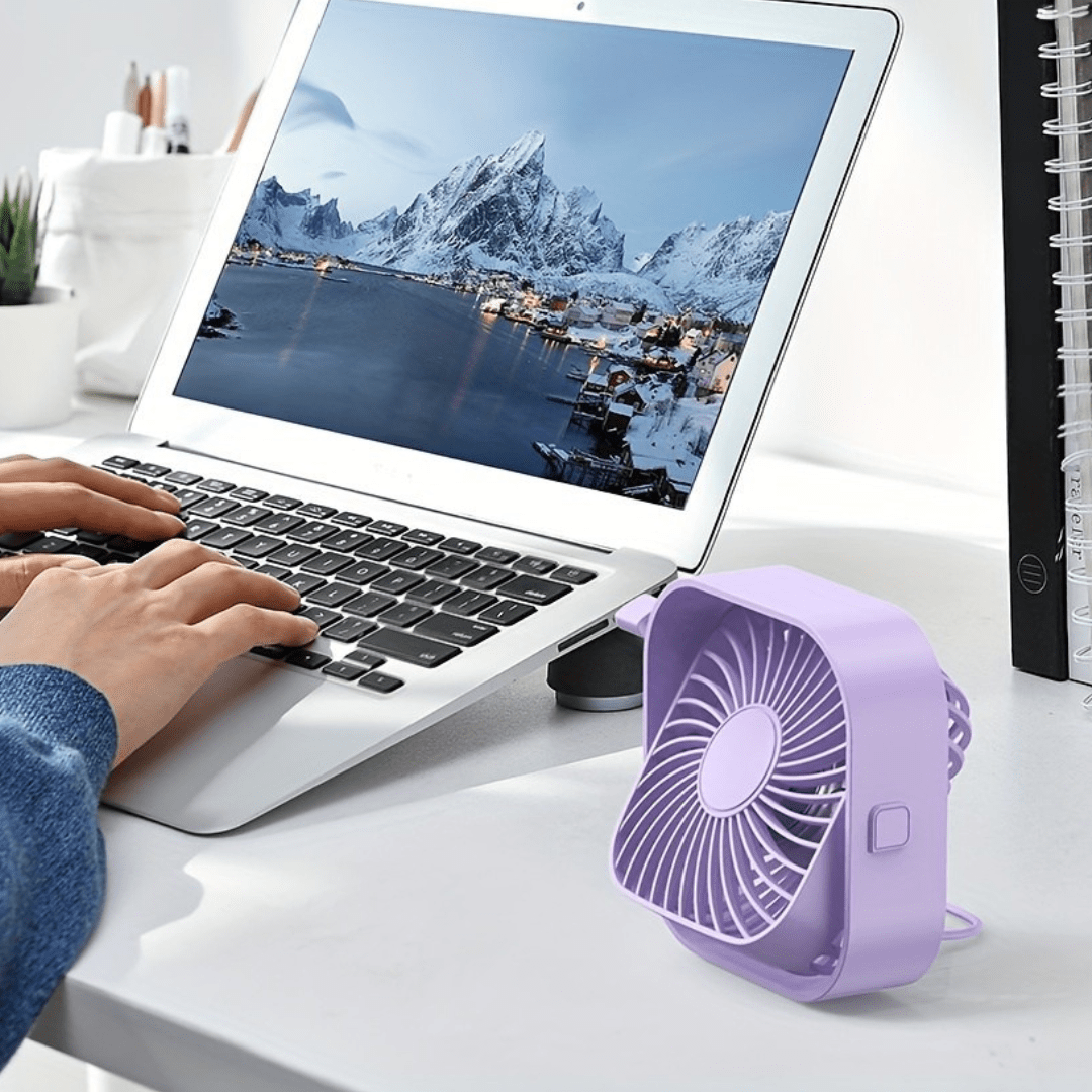 USB - pöytätuuletin kannettava hiljainen pöytätuuletin - EmiyoSuomi - jäähdytys