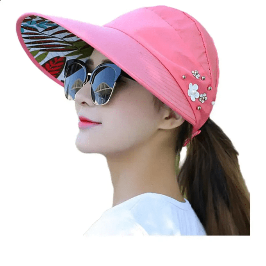 Valeria | Hengittävä, Kääntyvä Kesäaurinkohattu - EmiyoSuomi - Hatut