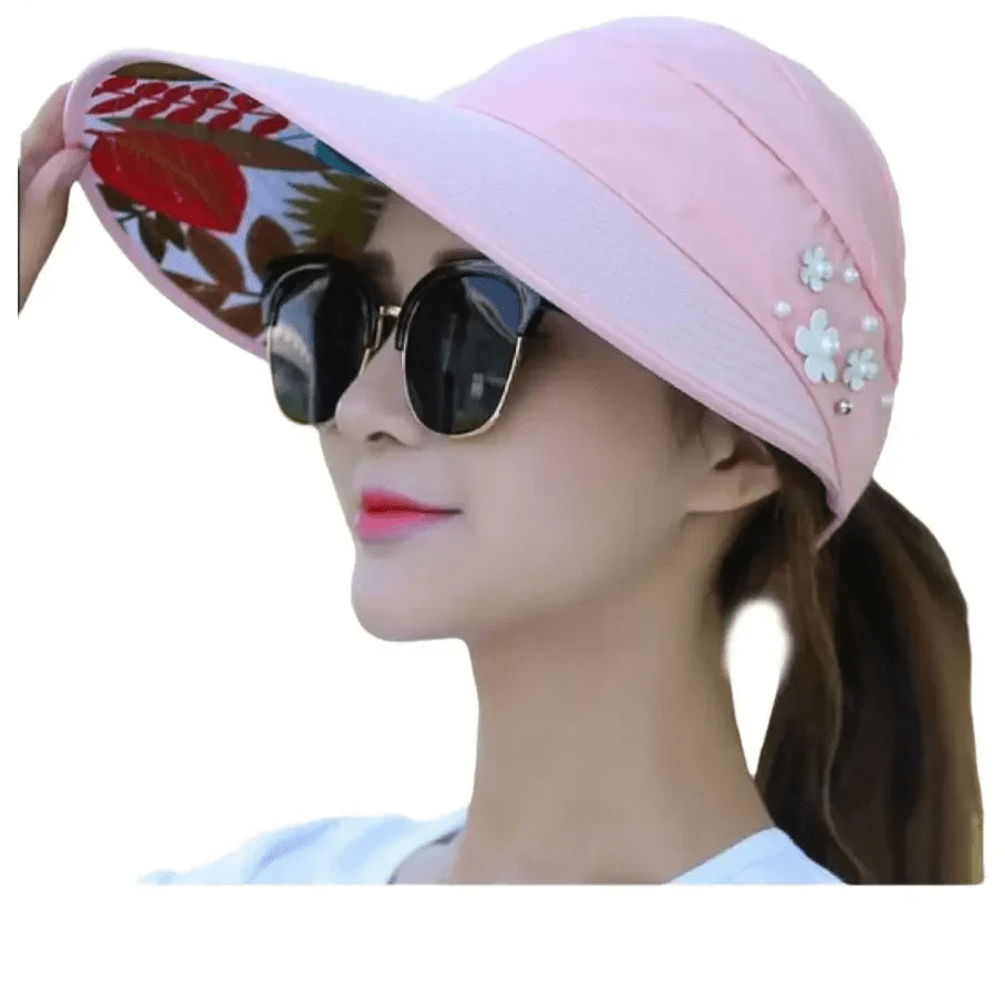 Valeria | Hengittävä, Kääntyvä Kesäaurinkohattu - EmiyoSuomi - Hatut