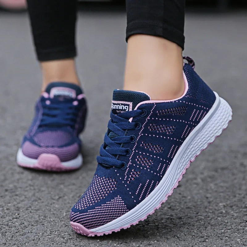 Naisten Rento Hengittävä Sneakers-RANDOM-EmiyoSuomi