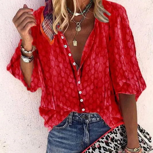 Blouse Designer Elena™ - Élégance Naisten Muoti vivano-warszawa