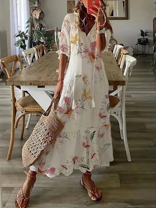 Claidel - Elegantti boheemi mekko Unelmamekko-Mekot-EmiyoSuomi