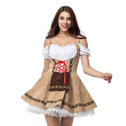 Perinteinen Oktoberfest-puku - Greta - Aito tyyli-Mekot-EmiyoSuomi