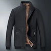 Herre Fleece Varm Standkravejakke - Mukavuus - Eriste - Tyyli