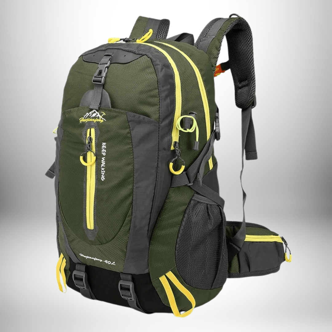 Vedenkestävä 40L Ulkoilureppu Retkeilyyn - EmiyoSuomi - Leirintäalue