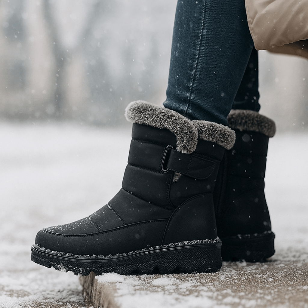 Vedenpitävät ja Vuoratut Lumi - saappaat Mélanie - EmiyoSuomi - Naisten talvikengät