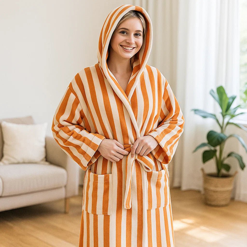 VeluLuxe – Silkkinen Kylpytakki Hotellityylillä Maksimaaliseen Rentoutumiseen - EmiyoSuomi - Kylpytakit