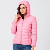 Vesi - ja tuulenpitävä takki - Eristeenä valkoiset hanhenhöyhenet - EmiyoSuomi - Naisten liivi