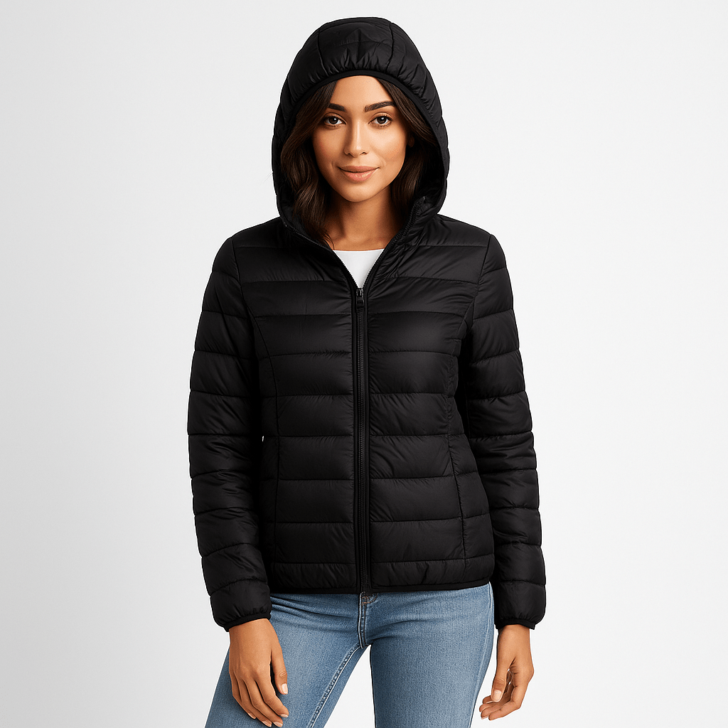 Vesi - ja tuulenpitävä takki - Eristeenä valkoiset hanhenhöyhenet - EmiyoSuomi - Naisten liivi